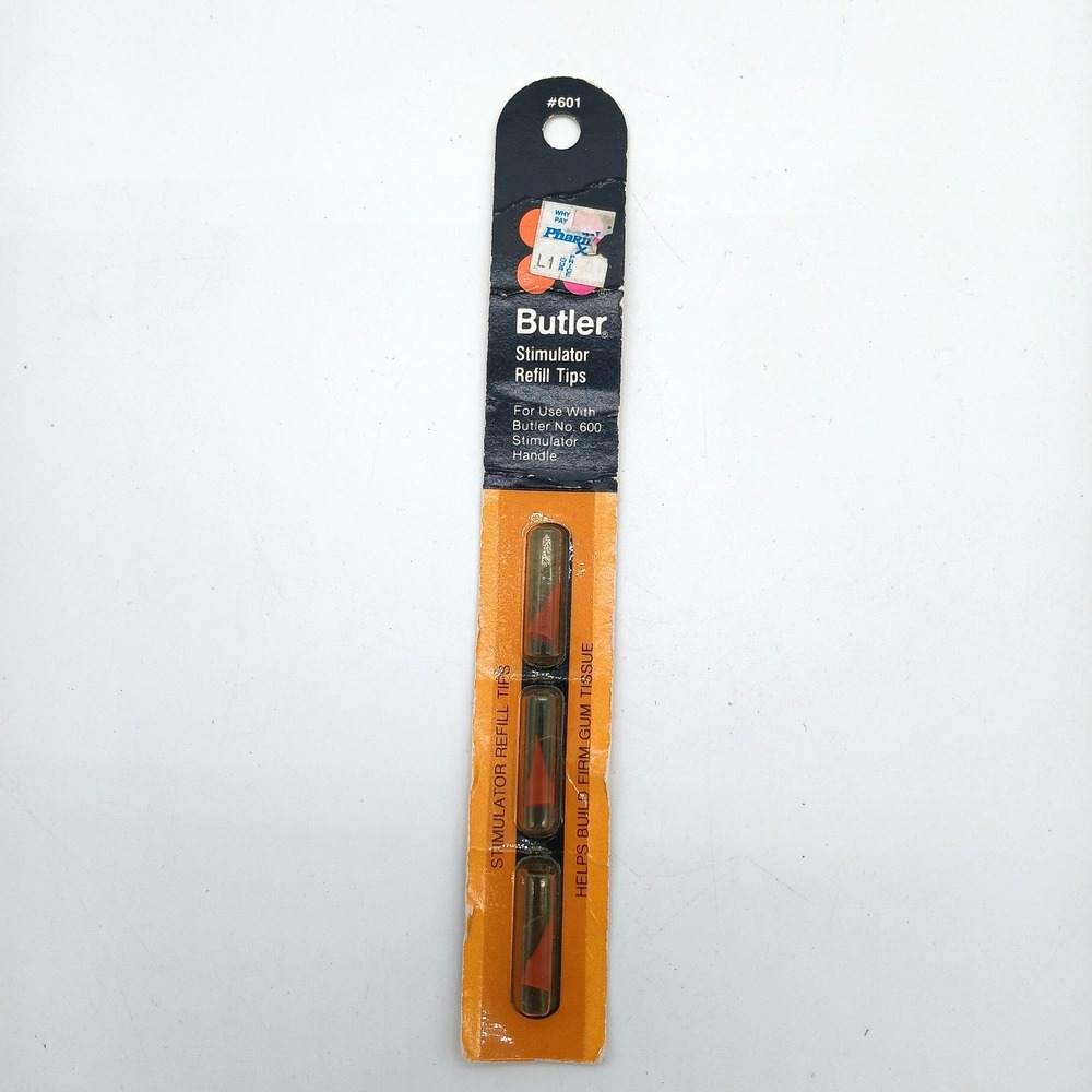 NOS Butler Stimulator Tips #601 3 ct for Butler No. 600 Stimulator Handle